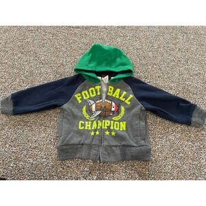 Boyz Wear Zip Up Football Champion Hoodie 24M